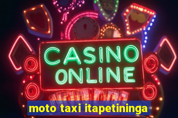 moto taxi itapetininga